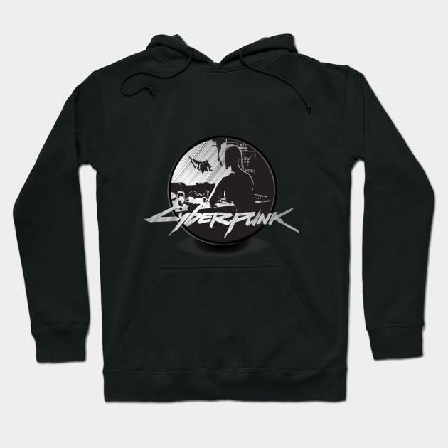 Cyberpunk metal Hoodie by RataGorrata